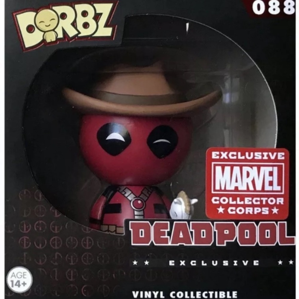 Funko Dorbz Deadpool (Cowboy) #088 - Marvel Collector Corps Exclusive Vinyl